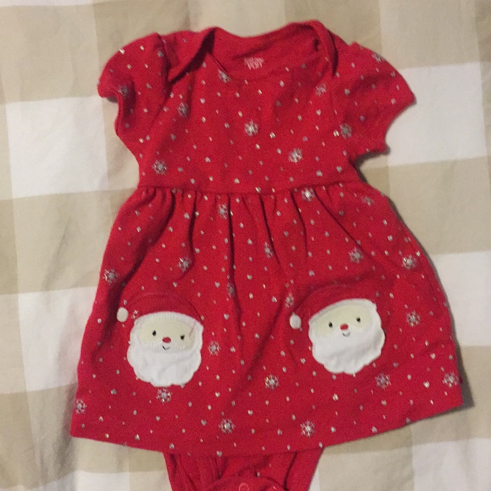 Christmas onsie dress - just one you by Carter’s